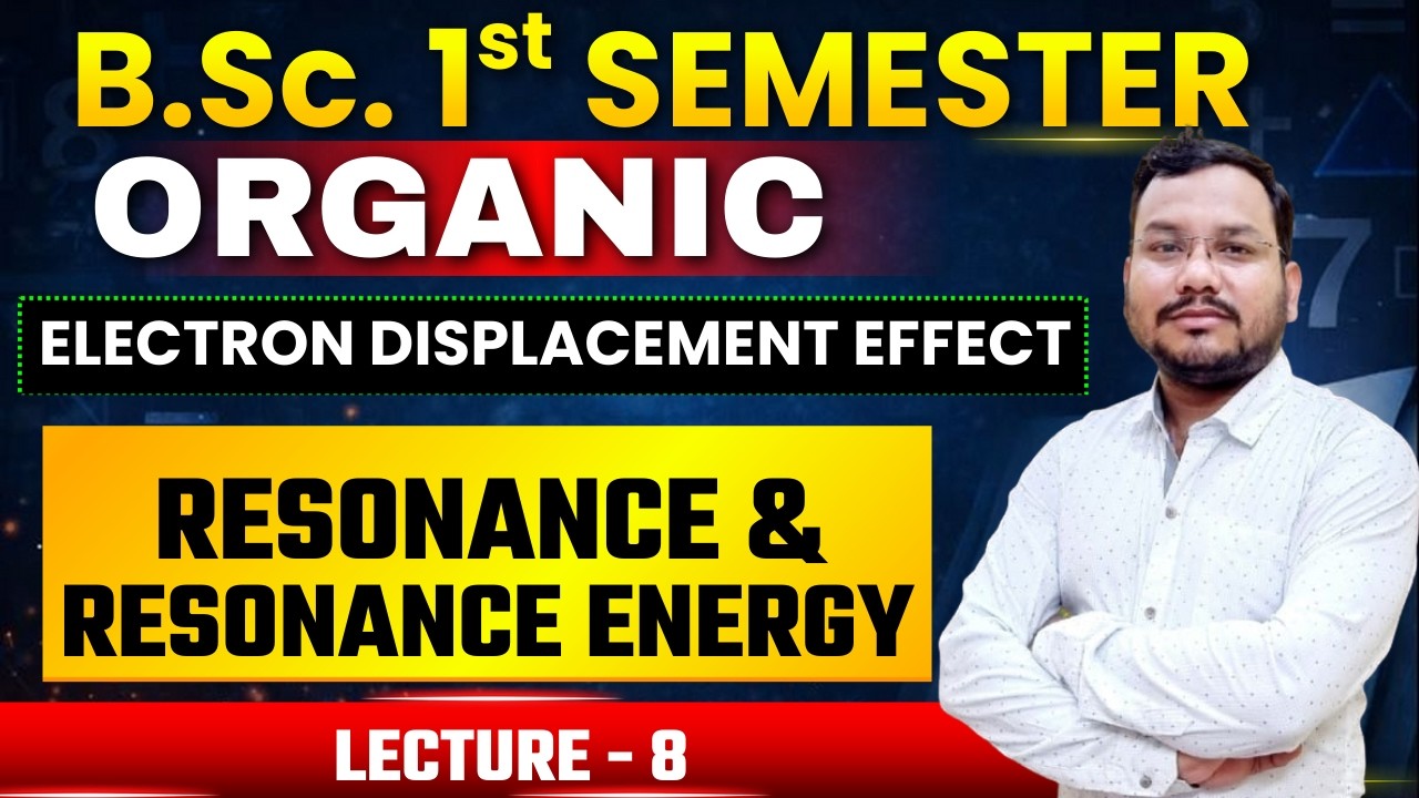 Resonance Bsc 1st semester | General Organic Chemistry bsc 1st semester #chemistry 