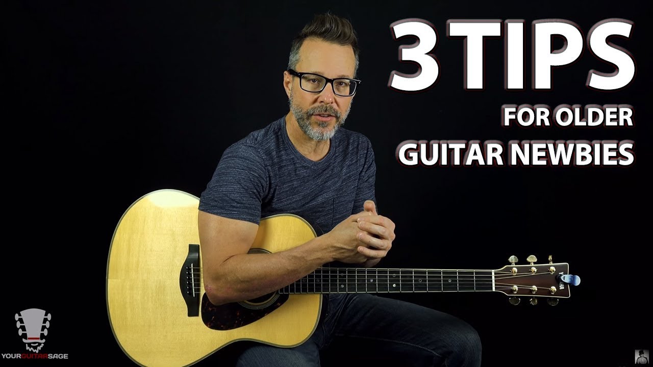 3 Tips for Older Newbie Guitar Players