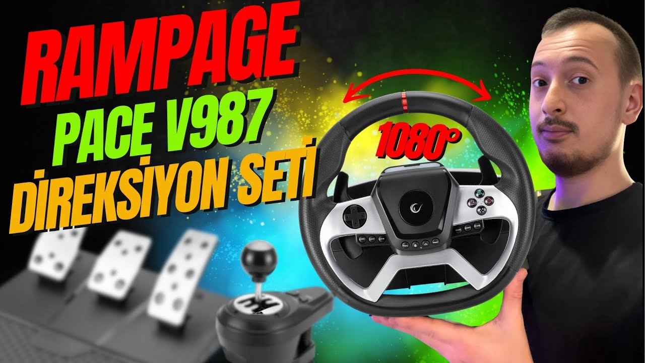 1080 Derece ve Force Feedback! | Rampage Pace V987 Alınır mı?