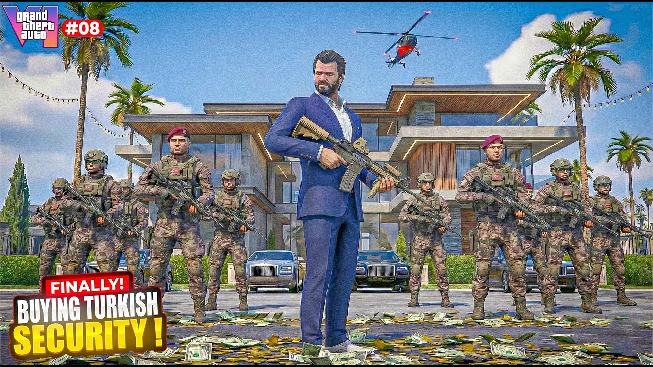 MICHAEL BUYING MOST POWERFUL SECURITY in GTA 5 REAL LIFE!🔥#8
