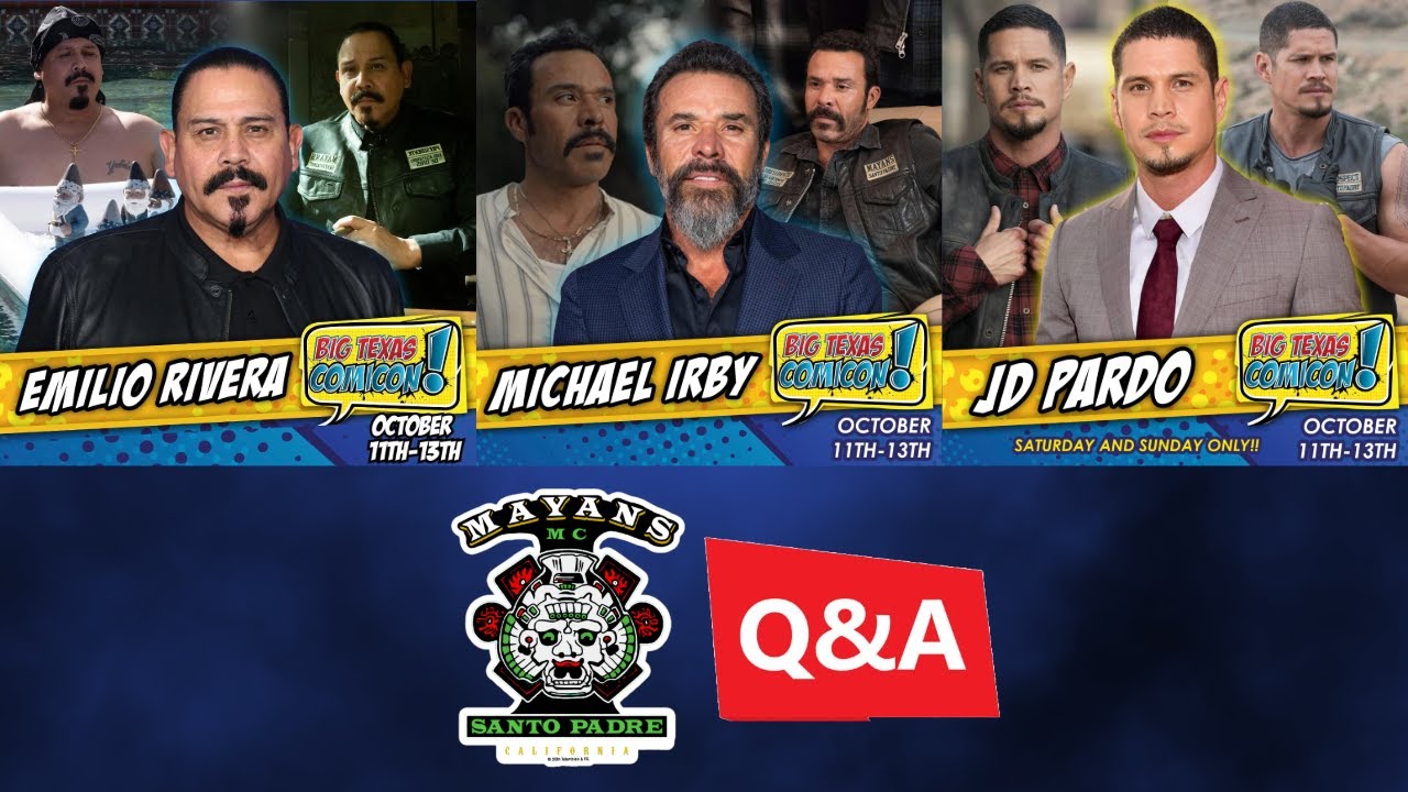 Mayans MC Panel – JD Pardo, Michael Irby & Emilio Rivera | Big Texas Comicon 2024
