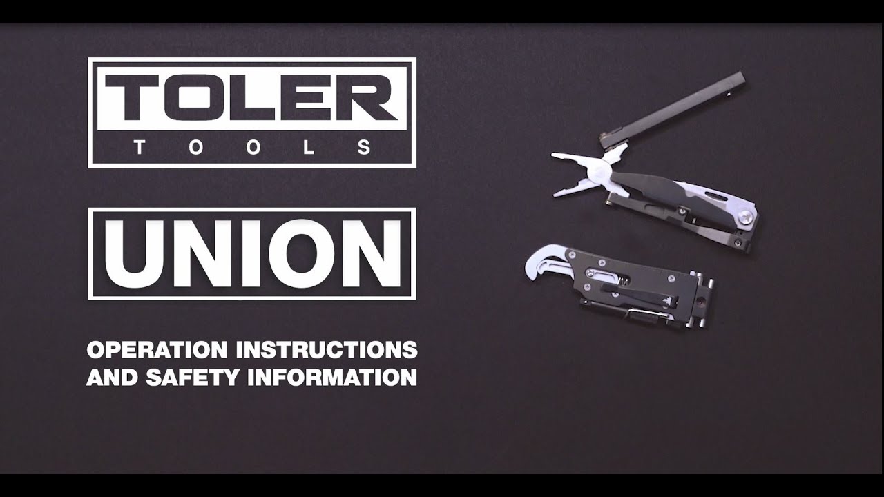 Toler UNION&trade; with OMNILOCK&trade; Usage and Safety Instructions