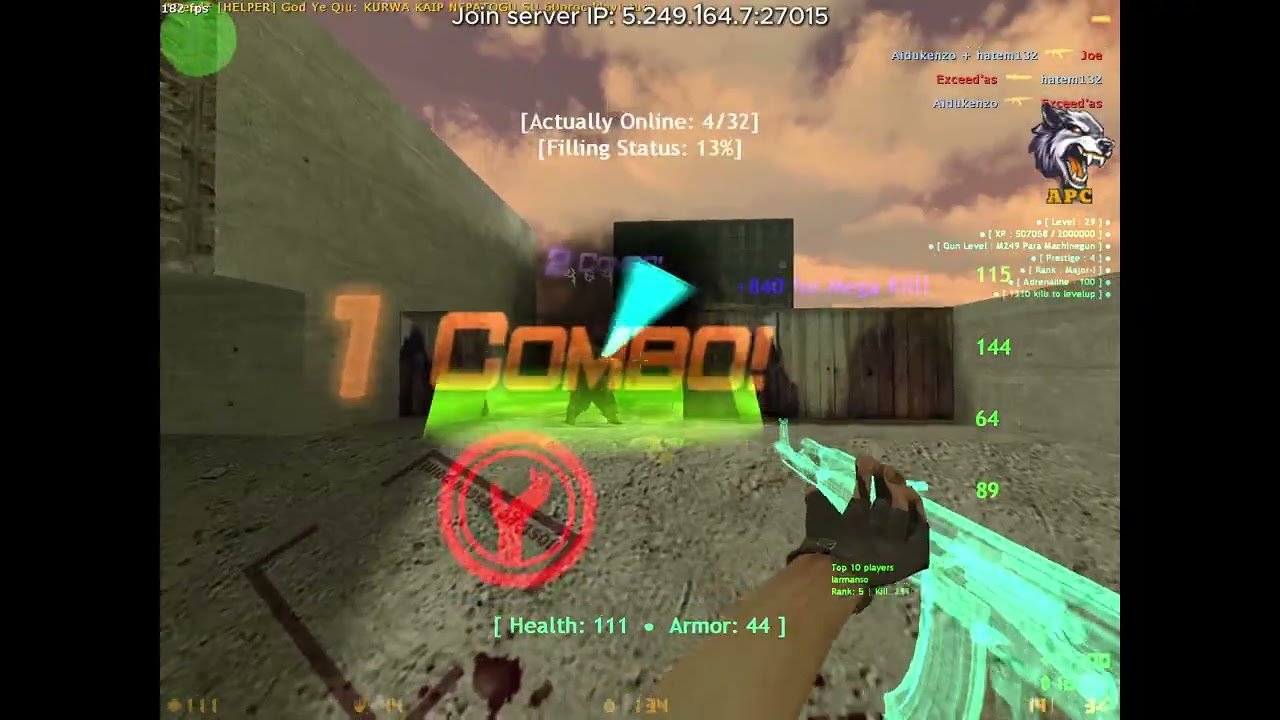 Cs 1.6 [APC] Zombie Umbrella Swarm +GunXP 2025 [VIP Gameplay]
