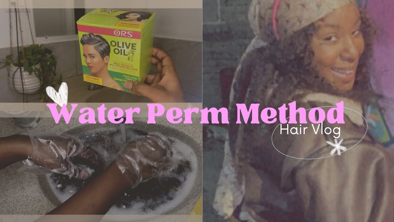 Water Perm Method 💧 Afro kinky || Human Hair Wig 💇🏾‍♀️