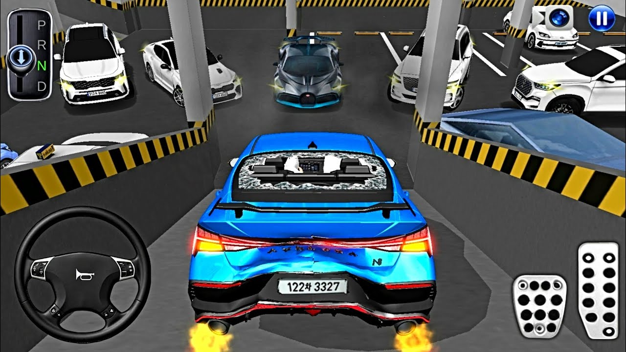 New Crashed car Stuck in Parking Garage - 3D Driving Class 2026 - 3D Driving Class - Car Game