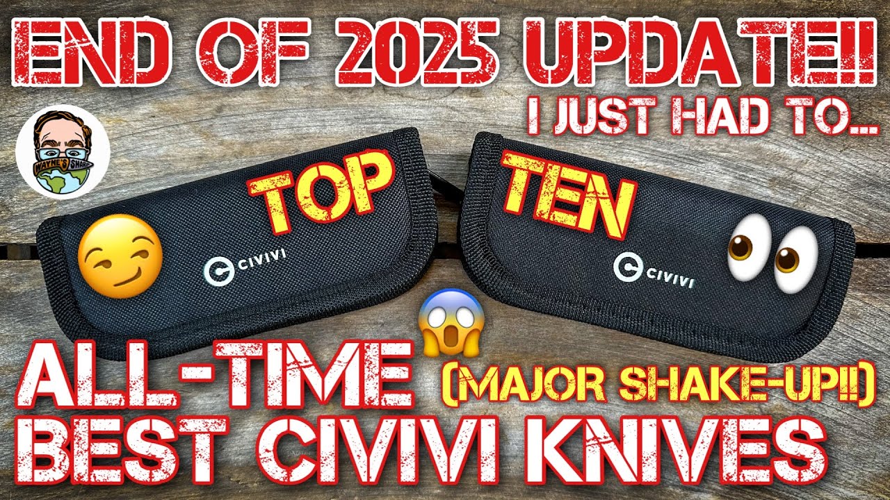 10 лучших карманных ножей Civivi всех времён! ОГРОМНОЕ ОБНОВЛЕНИЕ 2025 ГОДА! 😱🔥