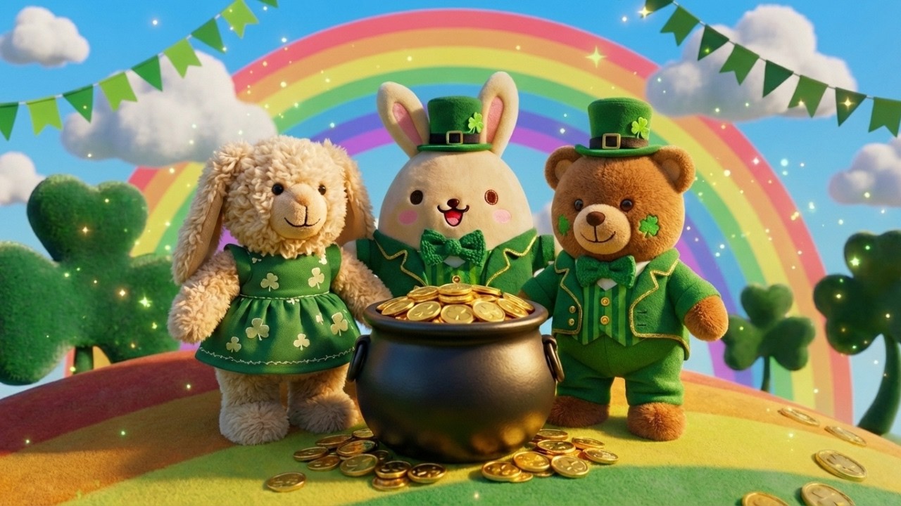 St. Patrick’s Day Plush Village Collection 🍀 5 Hours of Cozy Irish Ambience & Festive Music