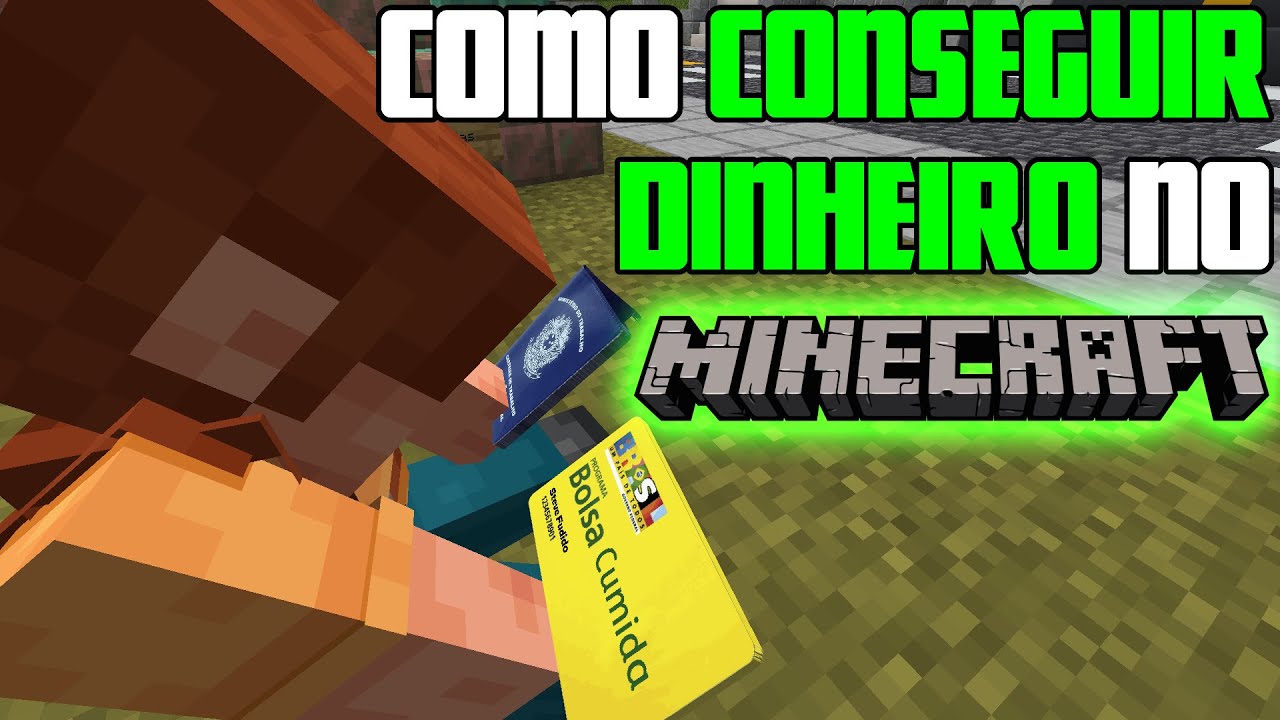 Como conseguir DINHEIRO NO MINECRAFT