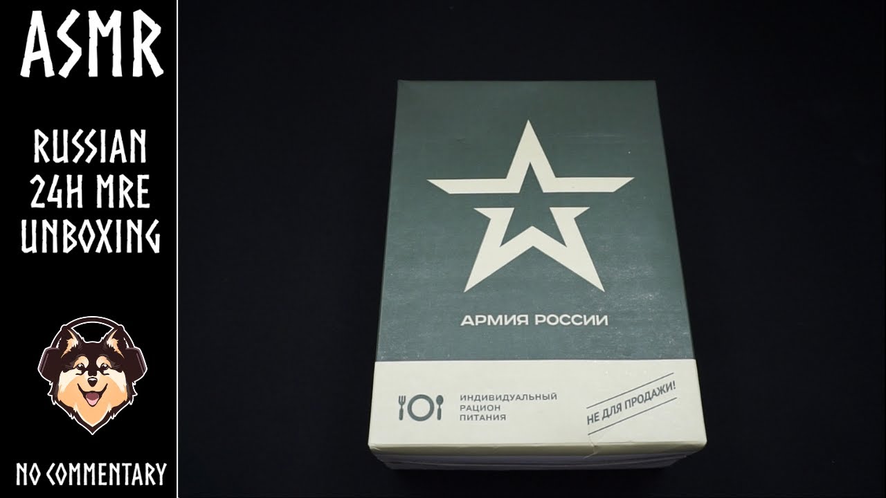 ASMR - Russian 24H MRE unboxing ( No commentary )