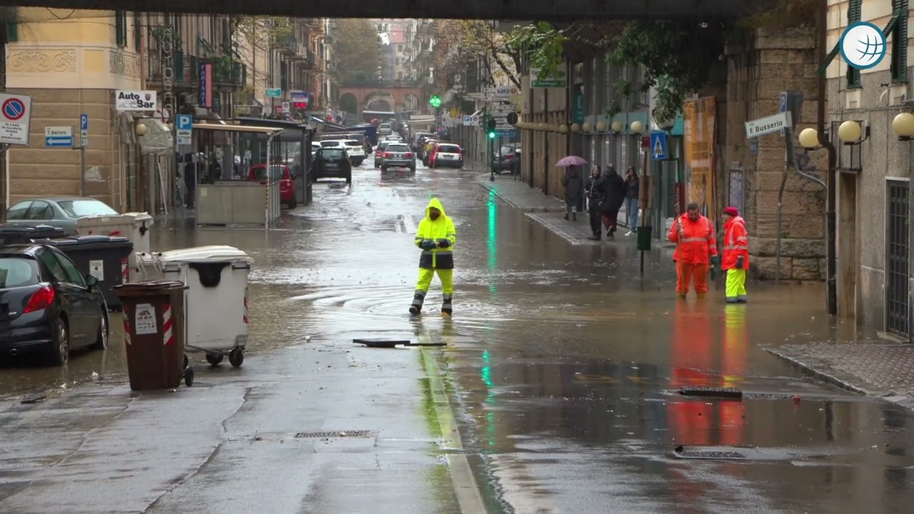 Nubifragi in Liguria, Savona allagata, 16 Ottobre 2024