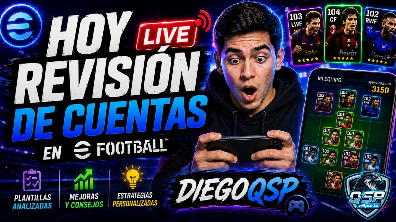 🚨MEJORA TU PLANTILLA en eFootball 2027⚽Revisamos TU EQUIPO EN VIVO🏆