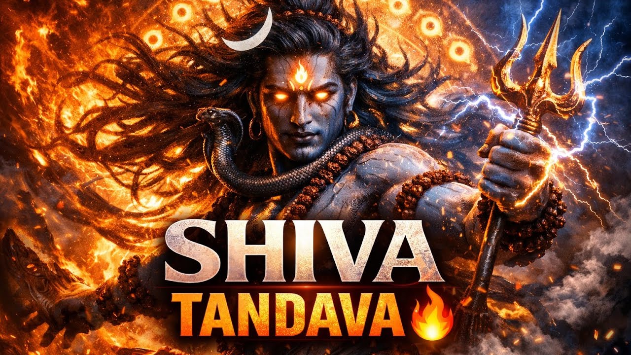 SHIVA TANDAVA STOTRAM || Epic Cosmic Dance of Lord Shiva || OM MURUGA 