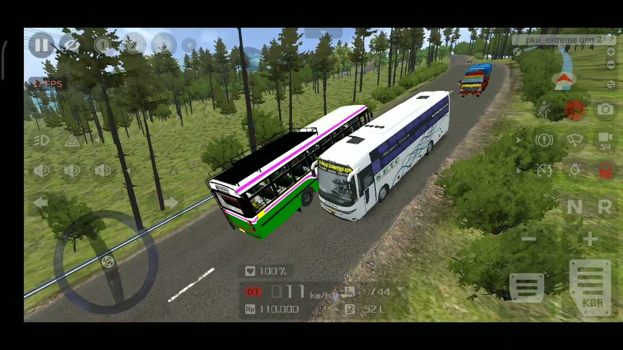 Bus Simulator Indonesia | Realistic Mobile Game | Pallavi valgu Bus Mod | Realistic Mod | TeluguGame