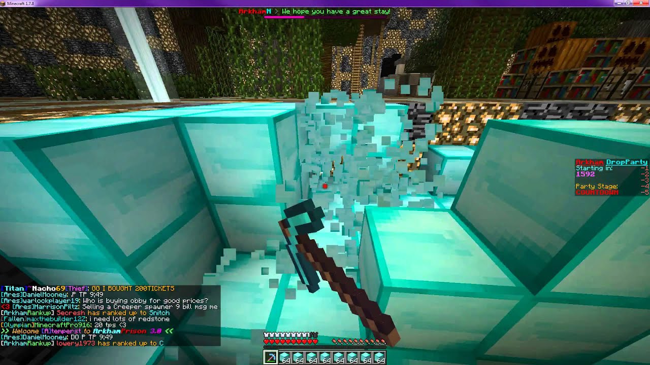 Minecraft | Arkham Network | How to Rank Up In Prison