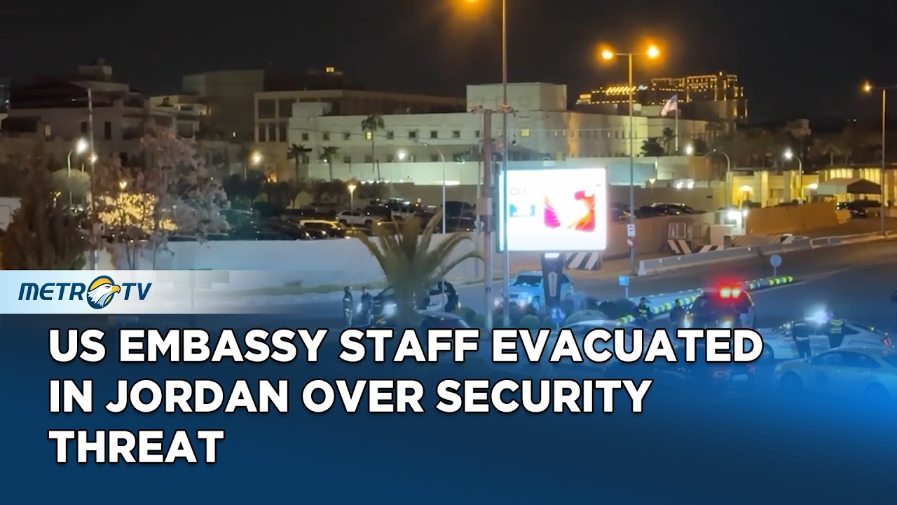 US Embassy in Jordan Evacuated Amid Iranian Strike Fears