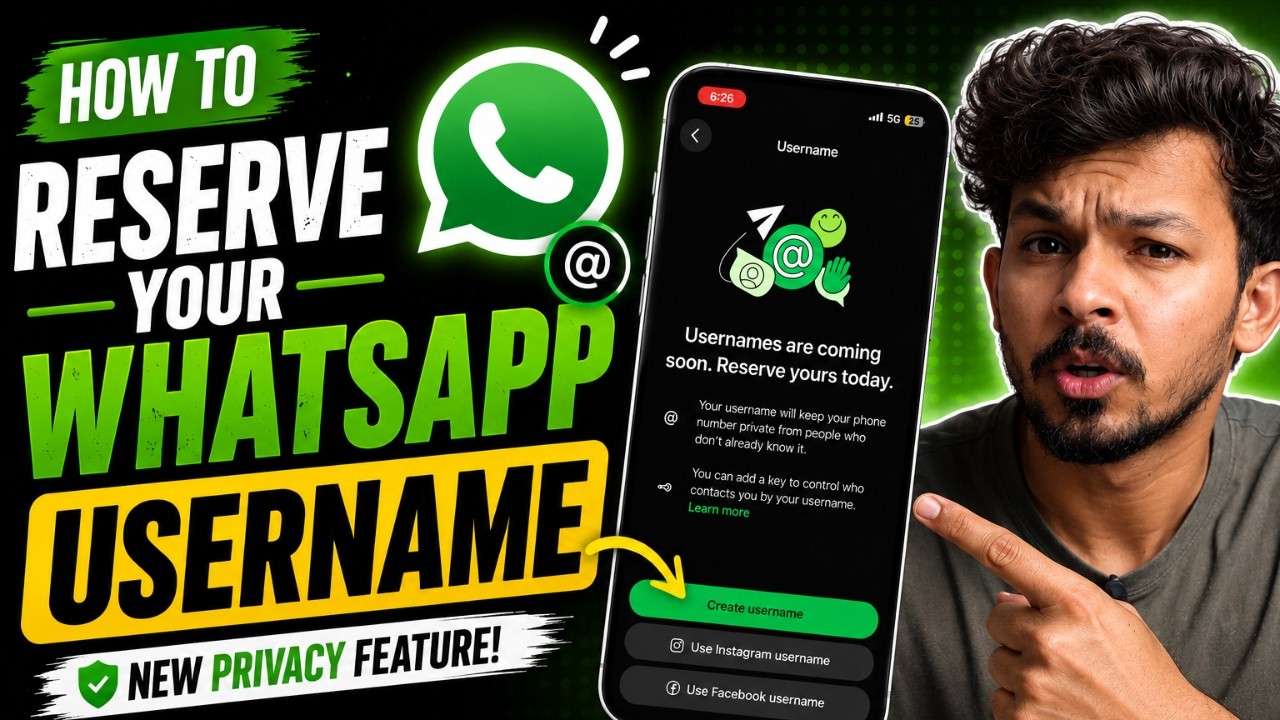 How to Reserve Your WhatsApp Username Before Everyone Else!