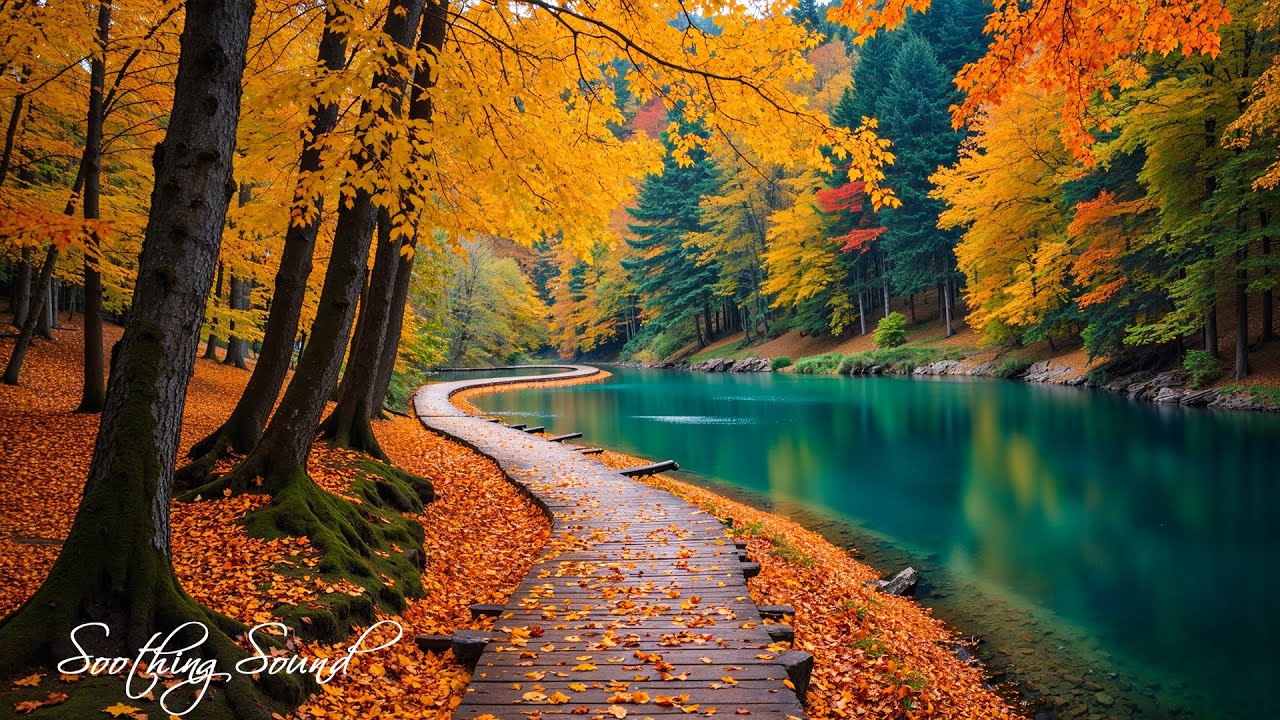 Autumn Serenity 🍁 Calm Your Mind in Nature with Relaxing Piano Music