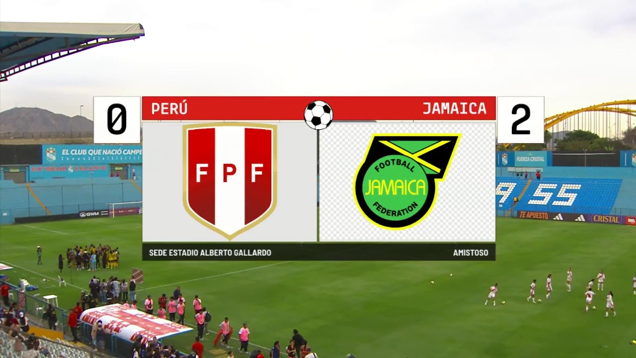 Amistoso Internacional Femenino - Perú vs Jamaica
