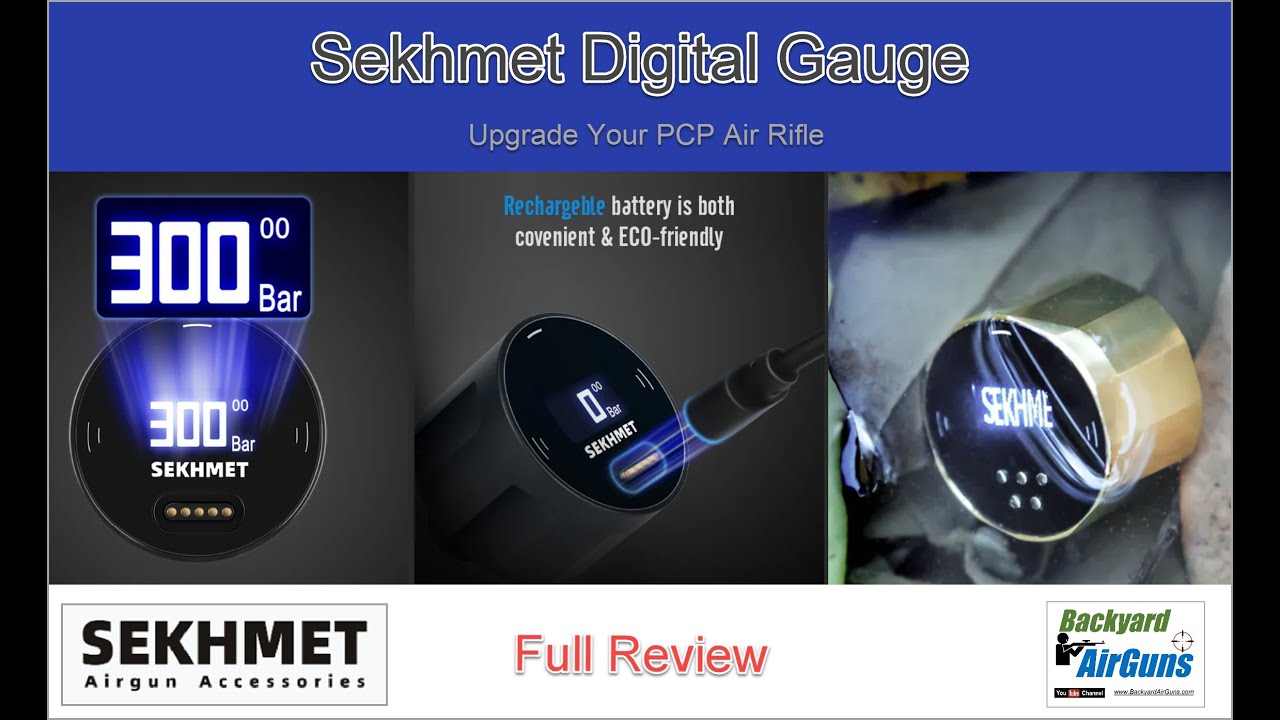 Sekhmet Digital Gauges for PCP Air Rifles – EP72