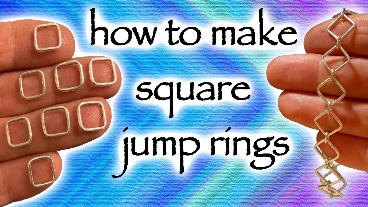 Making square jump rings (a surprisingly easy technique to use)