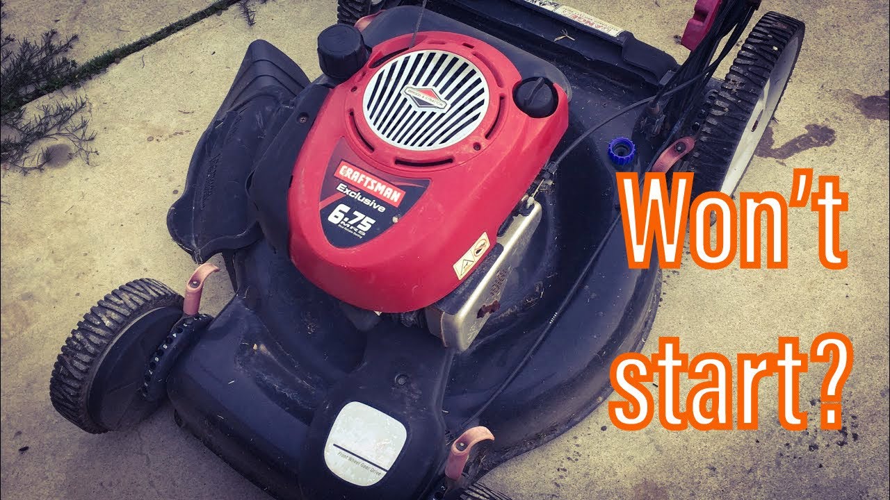 Craftsman EZ Walk Won’t Start Fix