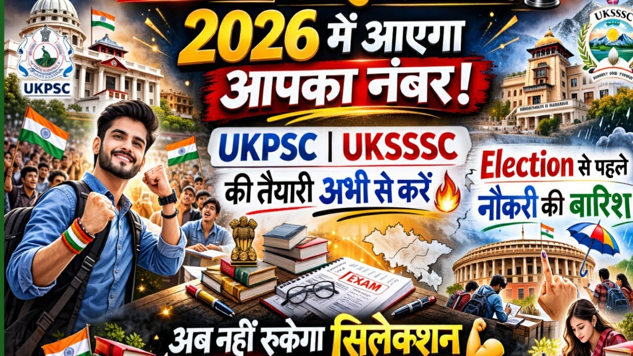 🔥2026 में सुनहरा मौका! उत्तराखंड में जल्द आएंगी नई भर्तियाँ | UKPSC & UKSSSC|Uttarakhand Jobs Update