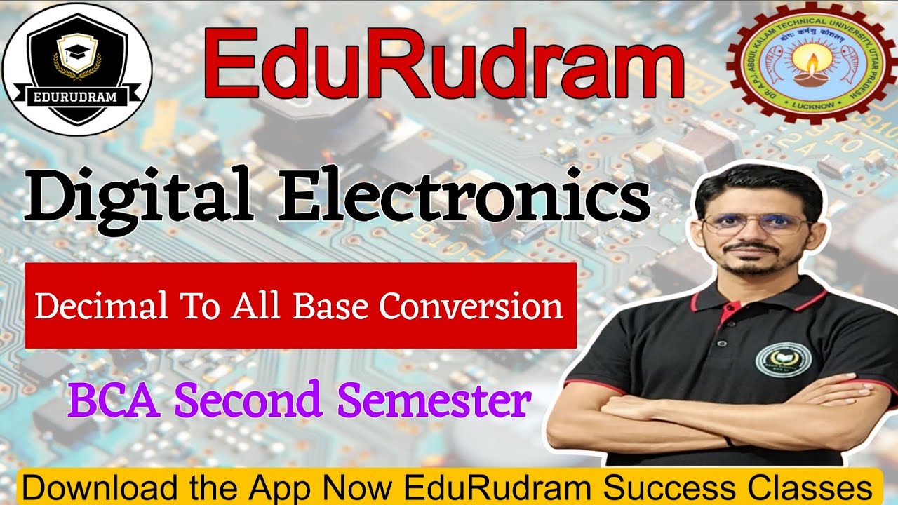 Decimal To All Base Conversion || Number Base Conversion Part 01 || Digital Electronics #edurudram