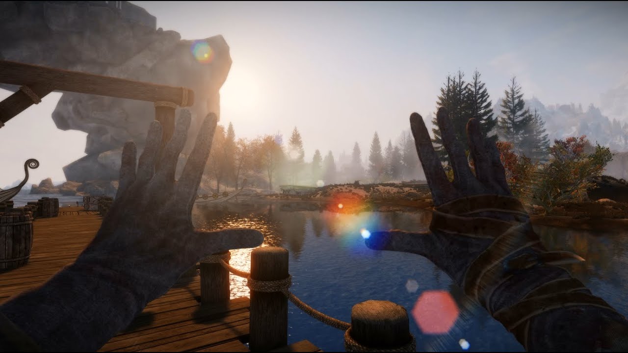 Skyrim first-person Blender rig