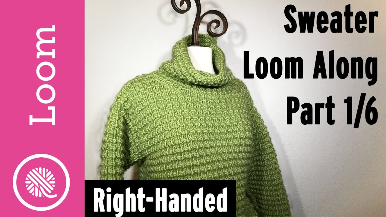 Loom Knit Pullover Sweater Part 1 of 6
