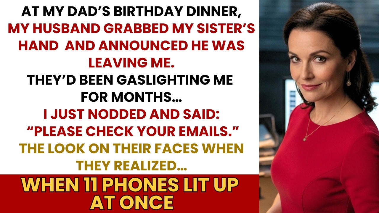 At Dad’s Birthday, My Husband Chose My Sister—So I Said: “Check Your Emails.”