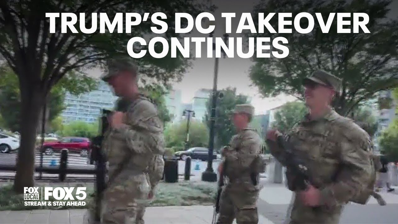 Trump's DC takeover enters 4th week