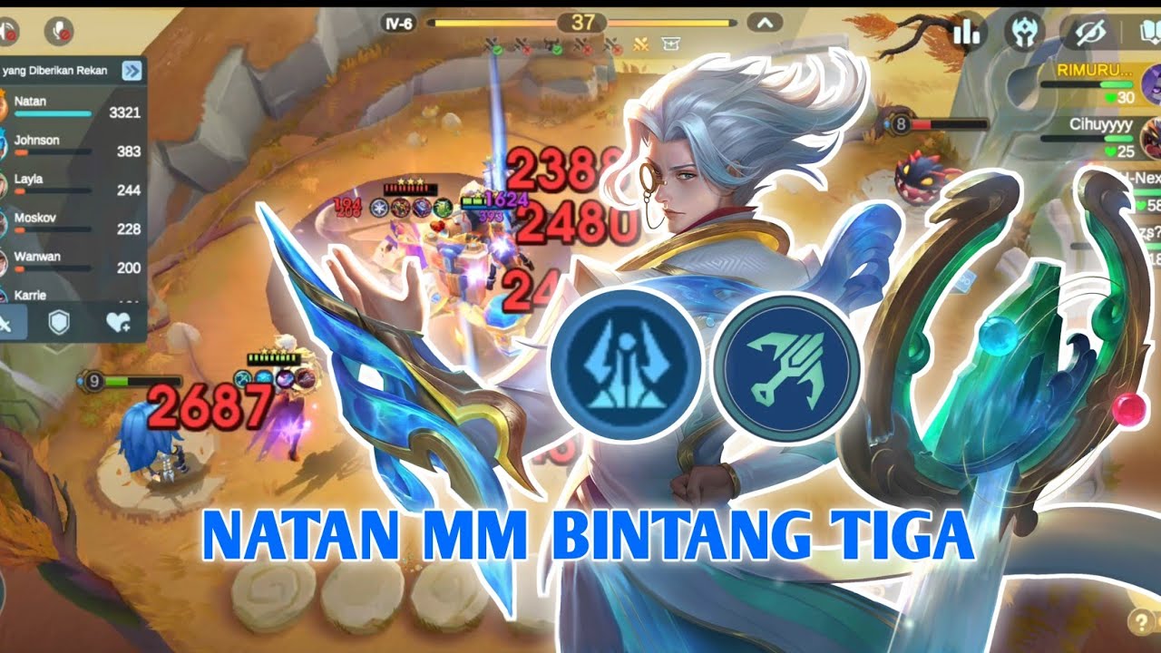 NATHAN MARKSMAN BINTANG TIGA | MAGIC CHESS GOGO