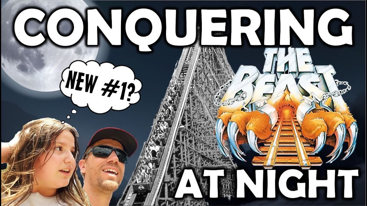 Finally Conquering THE BEAST at NIGHT! America's Best Park (Kings Island, July 2024)