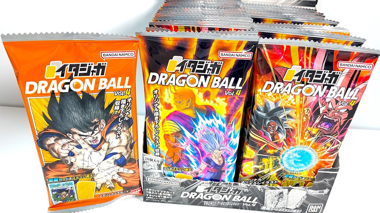 イタジャガ ドラゴンボール Vol.4『1BOX 開封』カード ITAJYAGA Dragonball Card 食玩 Japanese candy toys