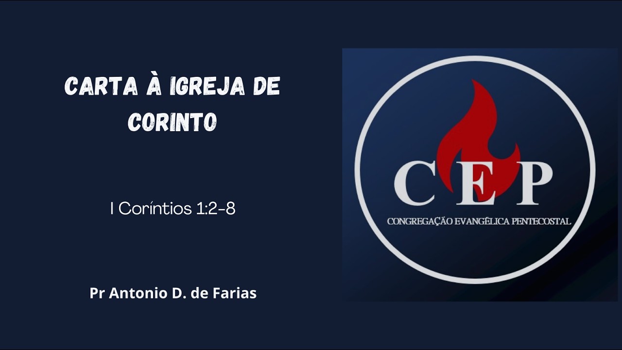 Carta à igreja de Corinto.