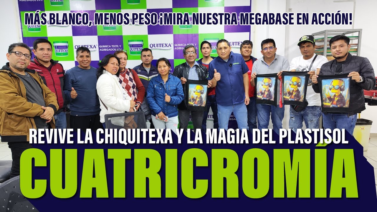Revive la magia de la Cuatricromía Plastisol 🌈 ¡Y mira nuestra Megabase en acción!🔥