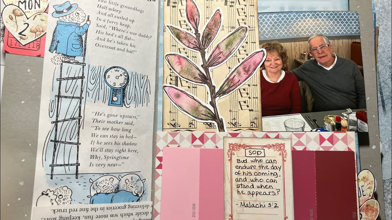 Winter Junk Journal Flip Through - February Week 1