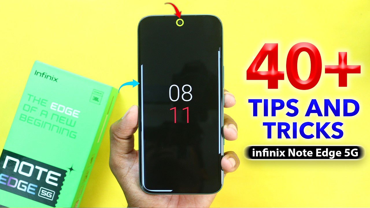 infinix Note Edge Tips and Tricks || infinix Note Edge 5G 40+ New Hidden Features in Hindi