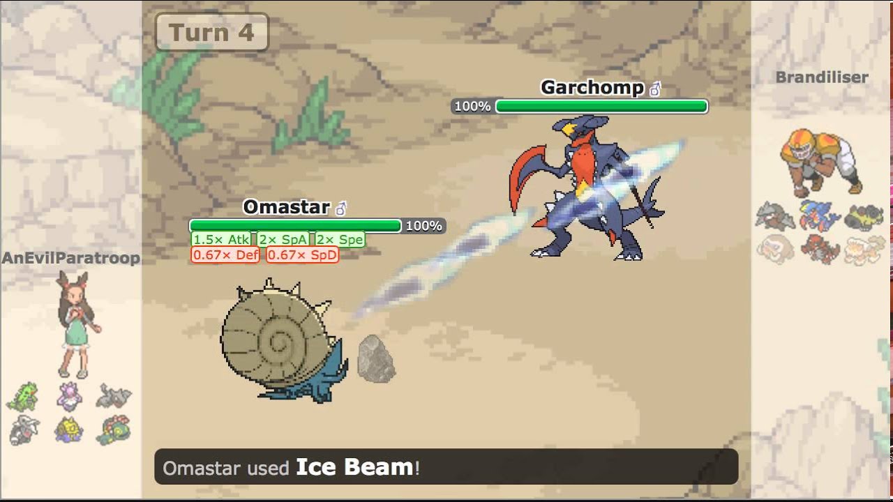 More Omastar-Pokemon Showdown replay
