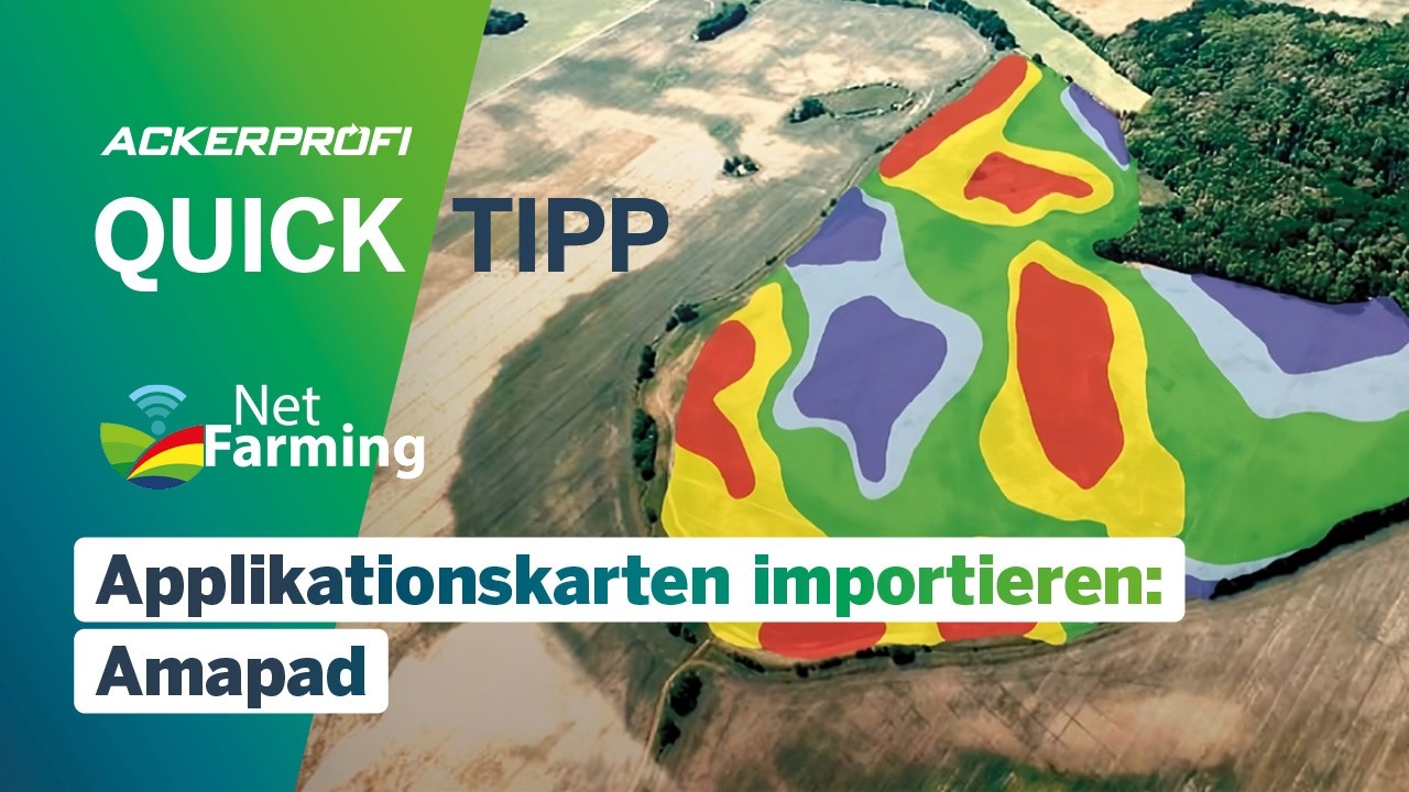 Ackerprofi Quicktipp – Applikationskarten importieren: Amapad