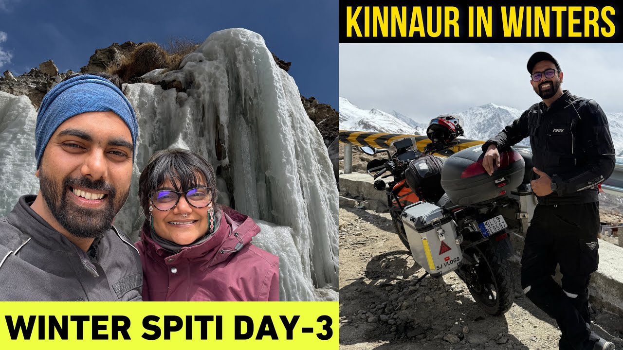 this is KINNAUR in WINTERS | welcome to WINTER SPITI | Kalpa to Nako to Tabo | Day-3 | SJ VLOGS