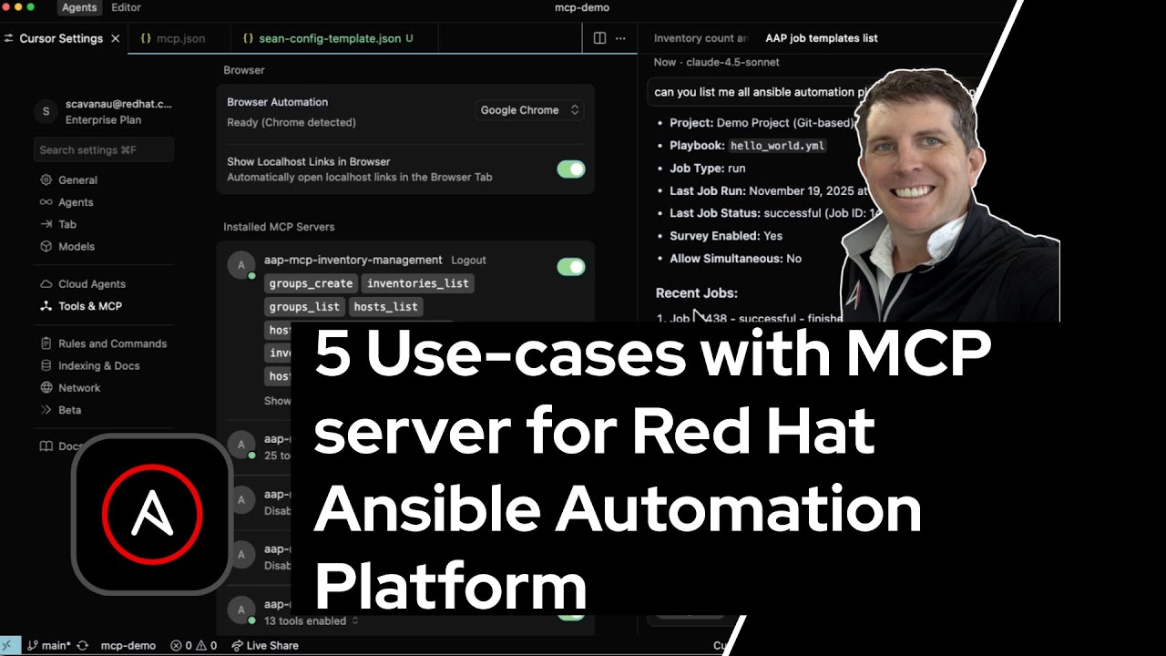 5 Use-cases with Ansible Automation Platform MCP Server