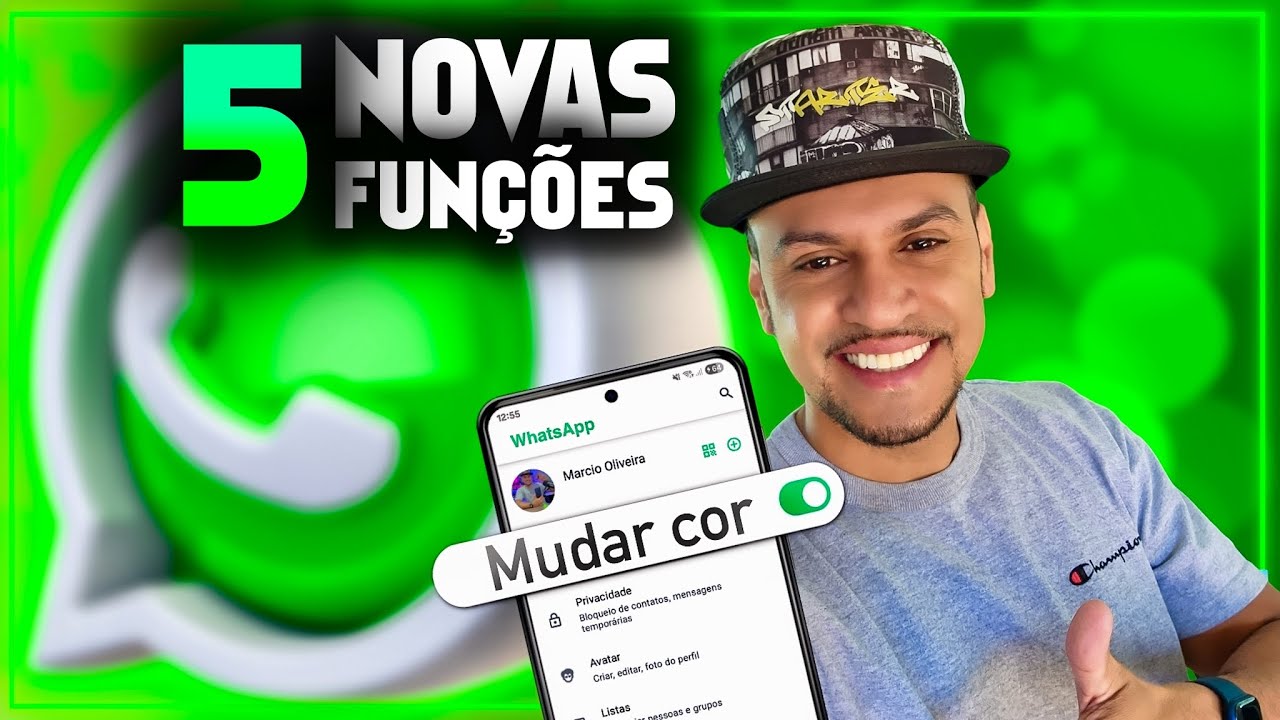 O WhatsApp ficou diferente! Ative as 5 NOVAS FUN&Ccedil;&Otilde;ES DO WHATSAPP QUE CHEGARAM