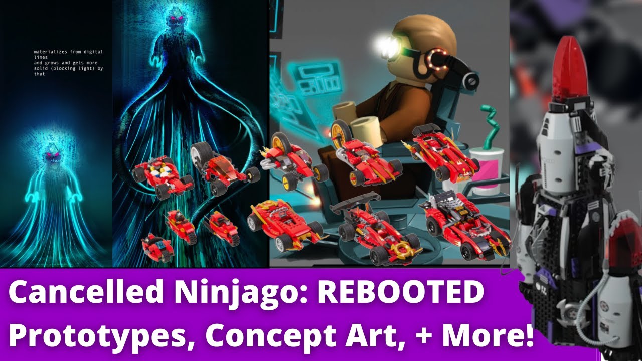 Ninjago Rebooted: Cancelled Sets, Concept Art, and Prototypes!