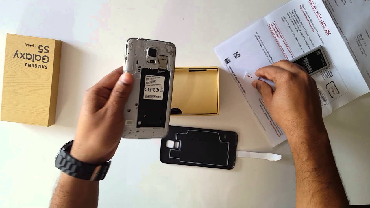 Распаковка Samsung Galaxy S5 Новый / Neo Full HD с обзора