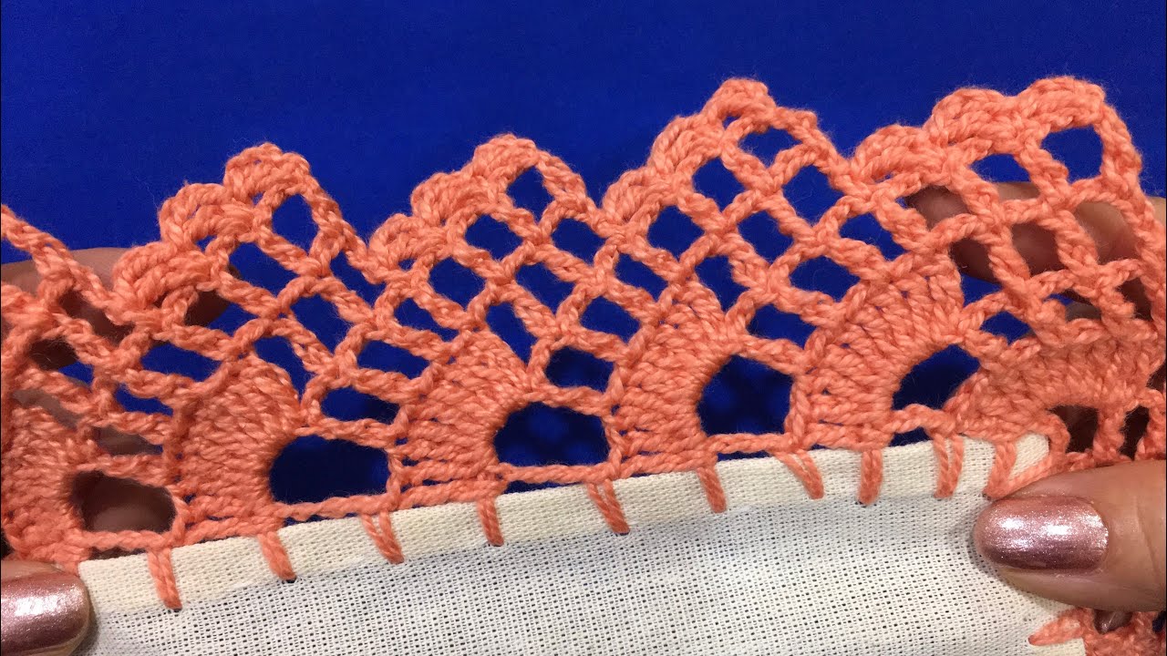 🎀ORILLA PARA MANTEL MUY FACIL 💝PUNTILLA 201
