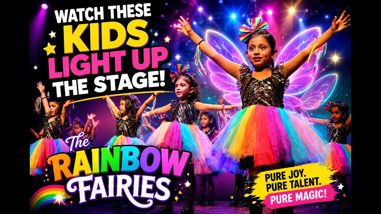 Watch These Kids Light Up The Stage! The Rainbow Fairies