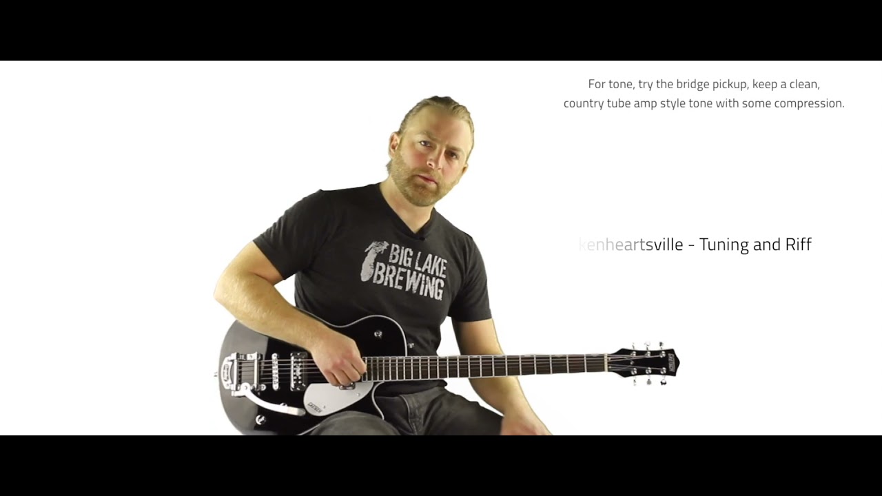 2 Killer Country Baritone Guitar Riffs - Free Lesson