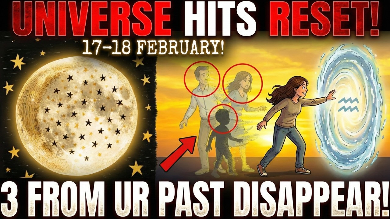 Universe Hits RESET Tomorrow - Aquarius Solar Eclipse Changes EVERYTHING (3 From Ur Past Disappear!)