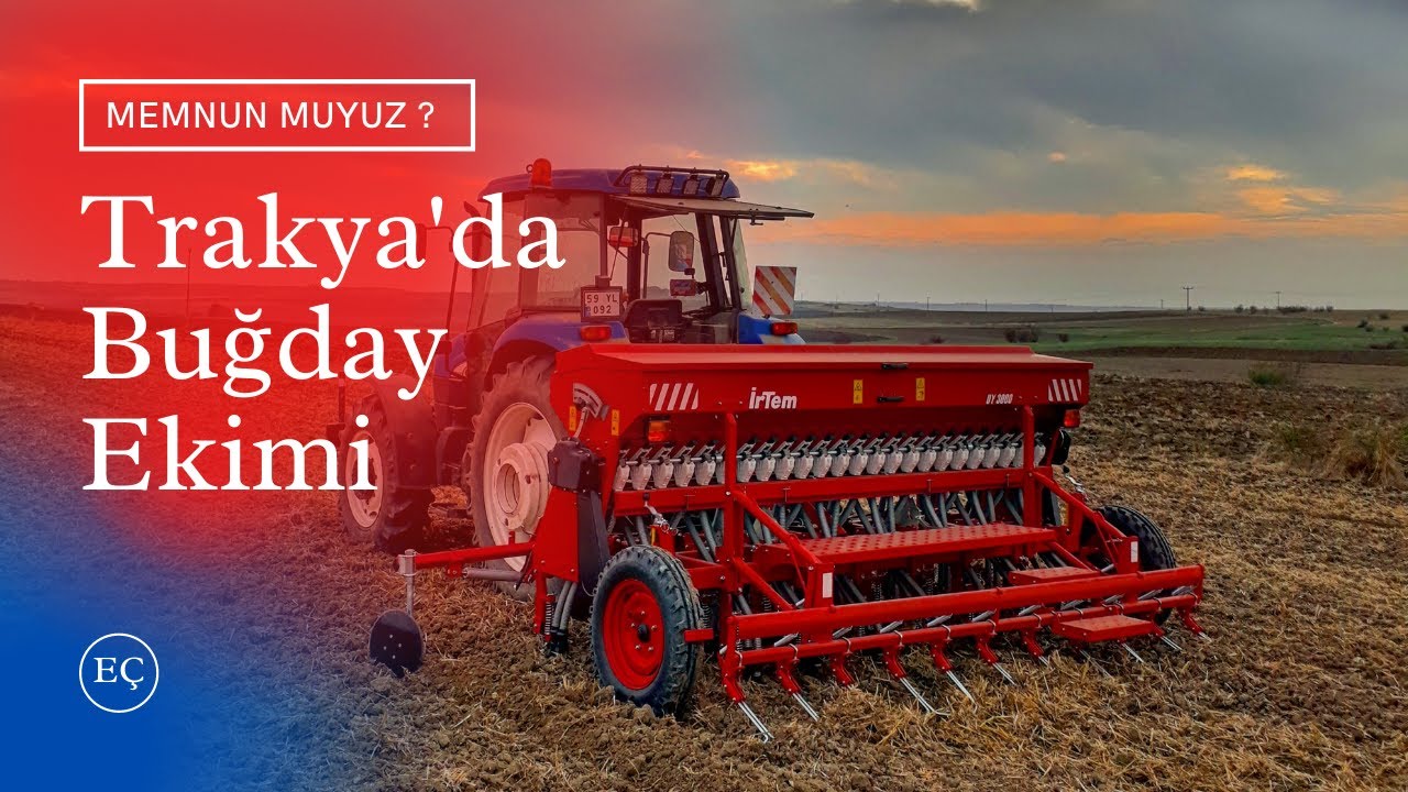TRAKYADA BUĞDAY EKİMİ | 2020 Model İRTEM 24 Ayak Üniversal Ekim Mibzeri + NEWHOLLAND TD85 (11 Kasım)